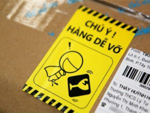 Những yêu cầu khi vận chuyển hàng dễ vỡ