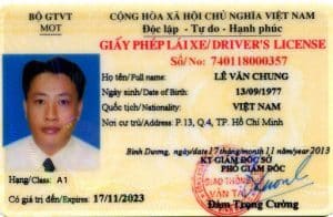 Giấy phép lái xe mới