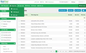 Phần mềm quản lý kho KiotViet