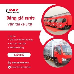 Bảng giá thuê xe tải 5 tạ