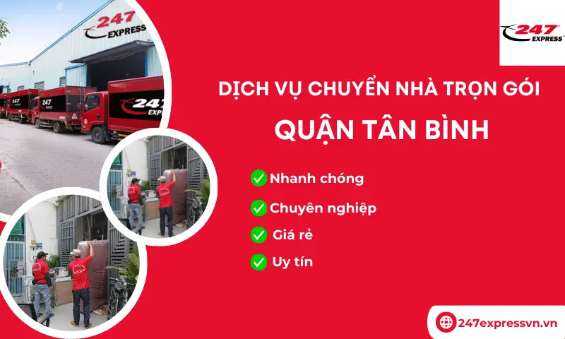 Dịch vụ chuyển nhà trọn gói chuyên nghiệp uy tín Quận Tân Bình tphcm