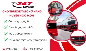 247Express chuyên cung cấp cho thuê xe tải huyện Hóc Môn