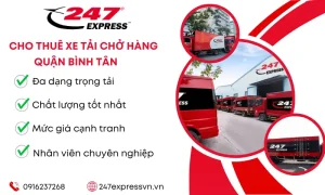 247Express chuyên cung cấp cho thuê xe tải quận Bình Tân